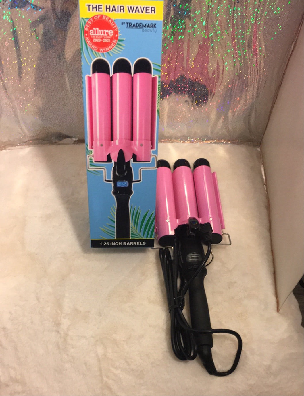 Babe Waves Jumbo Waver 1,25 pulgadas barriles pantalla led