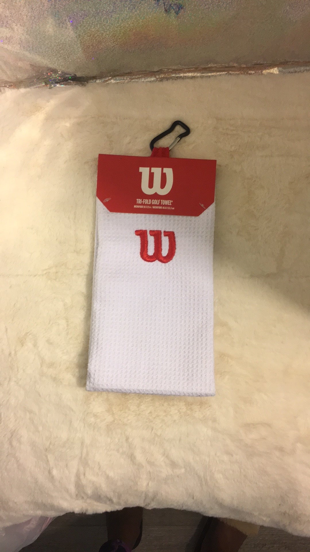Toalla de golf triple plegable Wilson