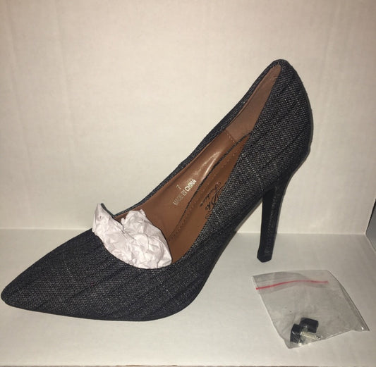 Tacones de mezclilla vaqueros negros de DbDk Fashion