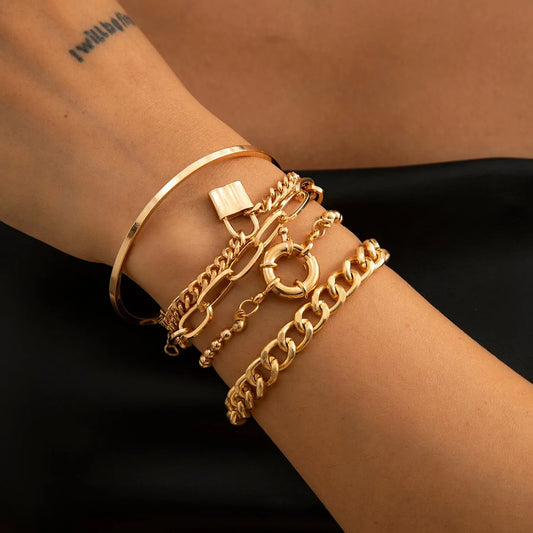 5 Pieces Bohemian Bracelets Set for Women