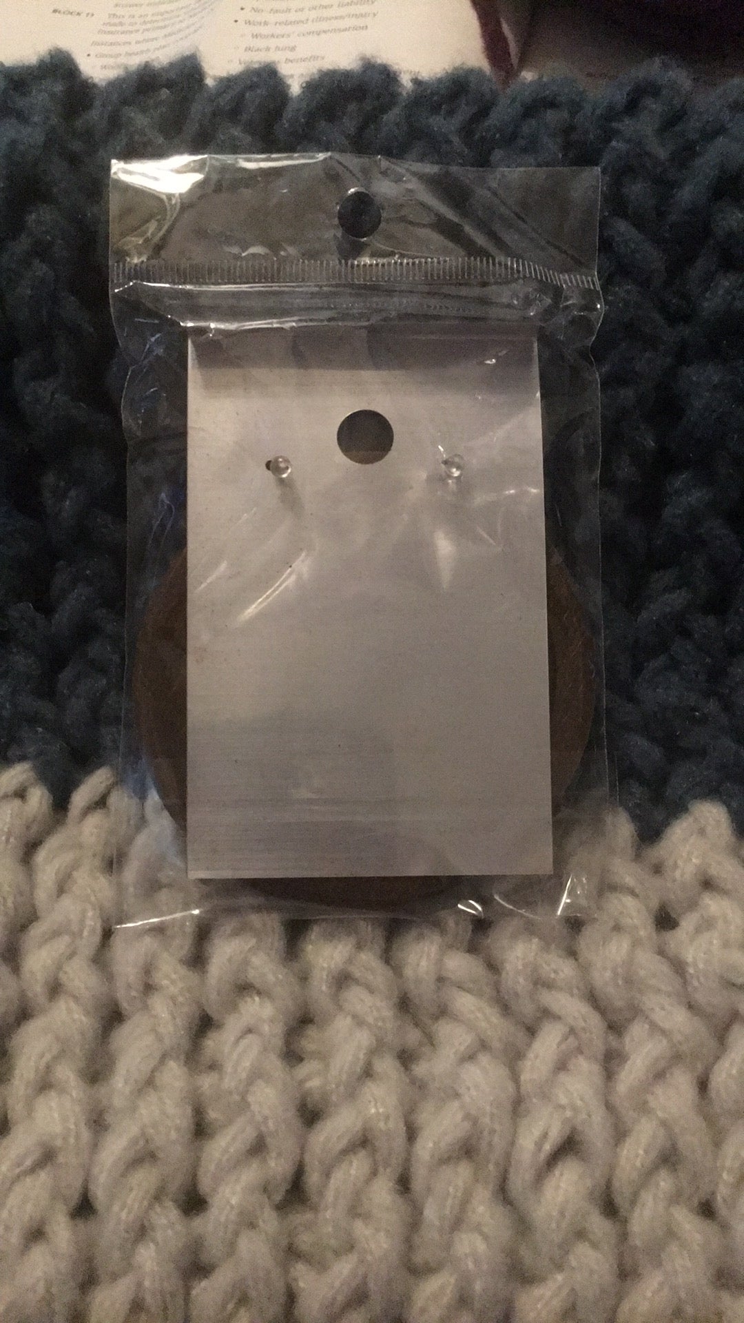 I love Jesus wooden earrings lead and nickel free
