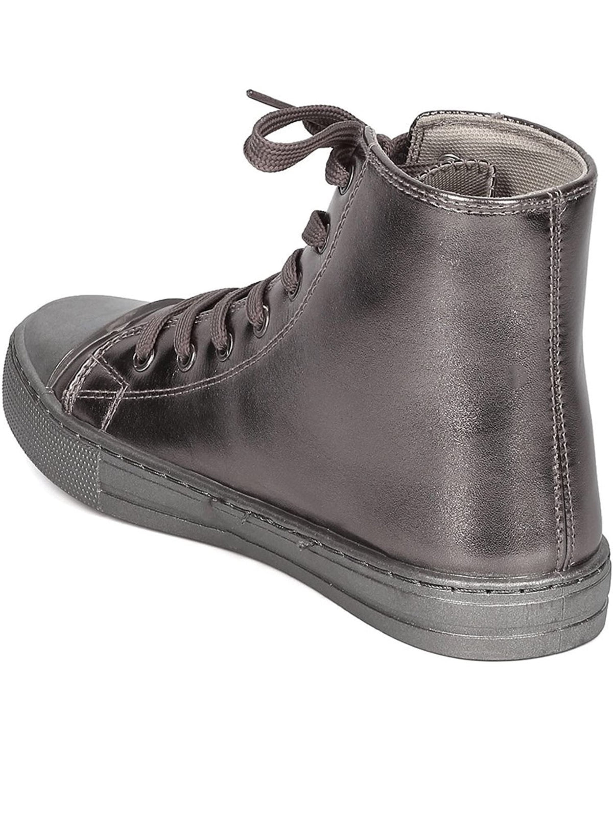 Zapatos altos plateados Qupid