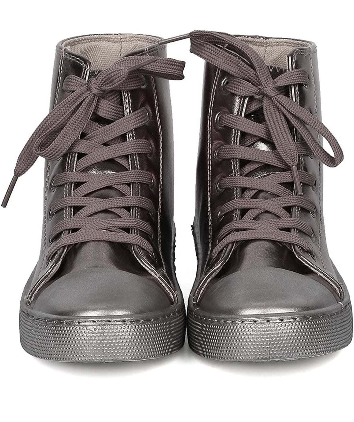 Silver Hightop Qupid Shoes